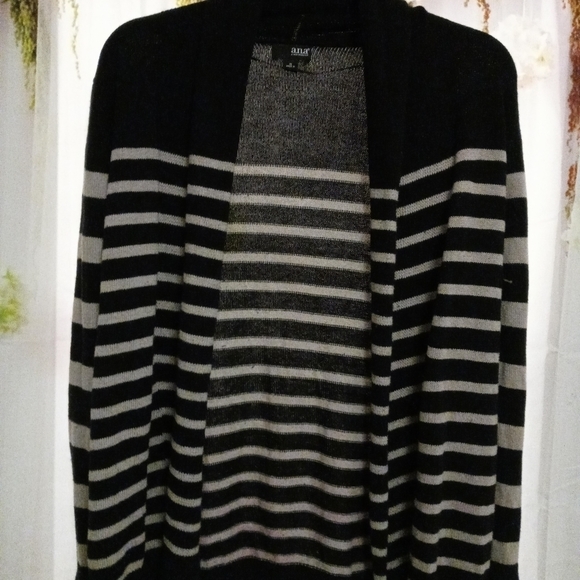 A.N.A. Striped Knit Cardigan - Picture 4 of 9